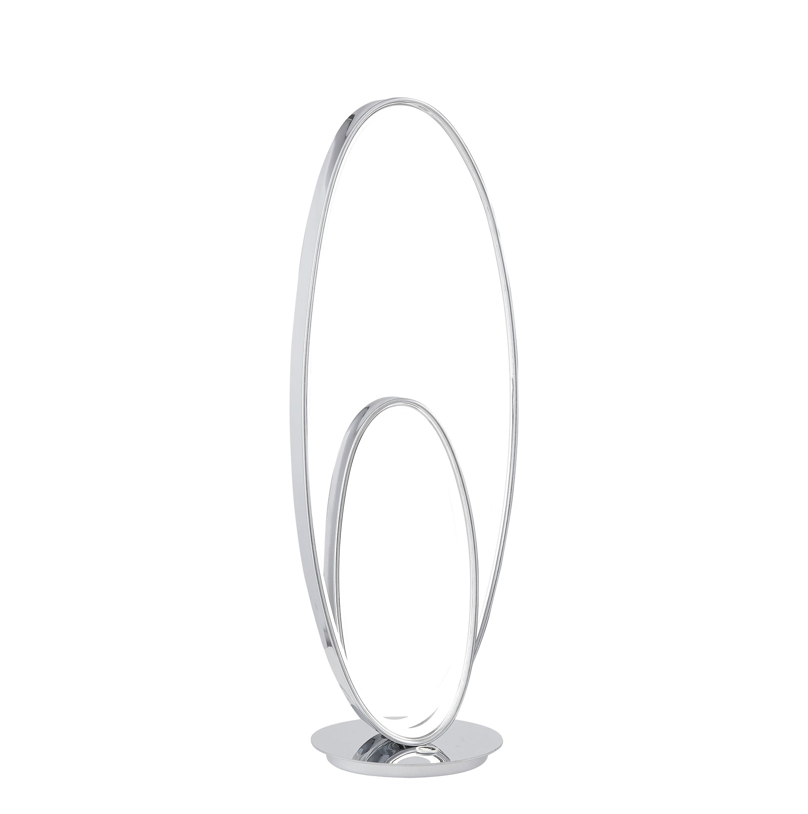 Milan Chrome Table Lamp // LED Strip & Touch Dimmer