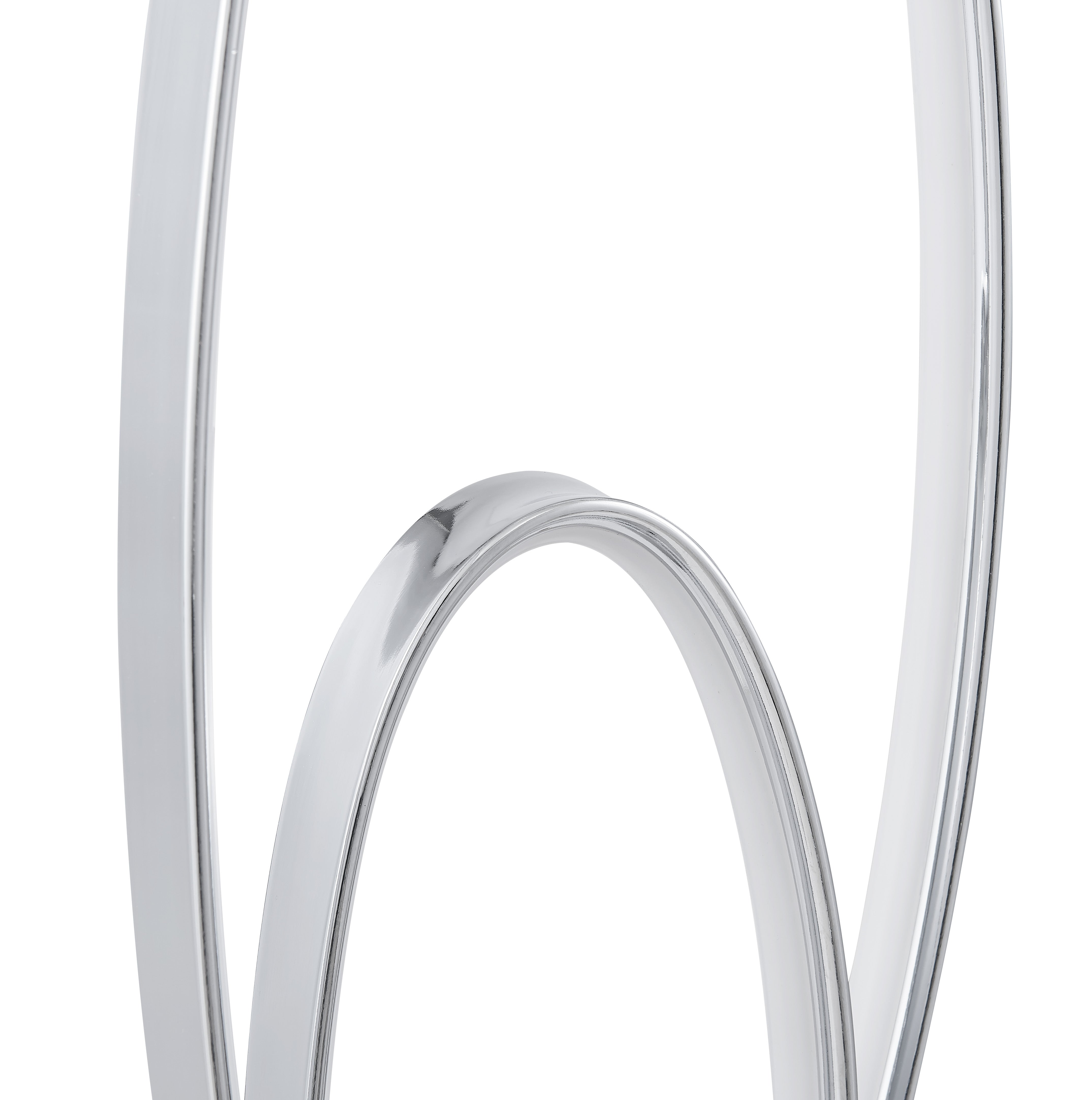 Milan Chrome Table Lamp // LED Strip & Touch Dimmer