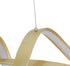 Bucharest Integrated LED Chandelier // Sandy Gold