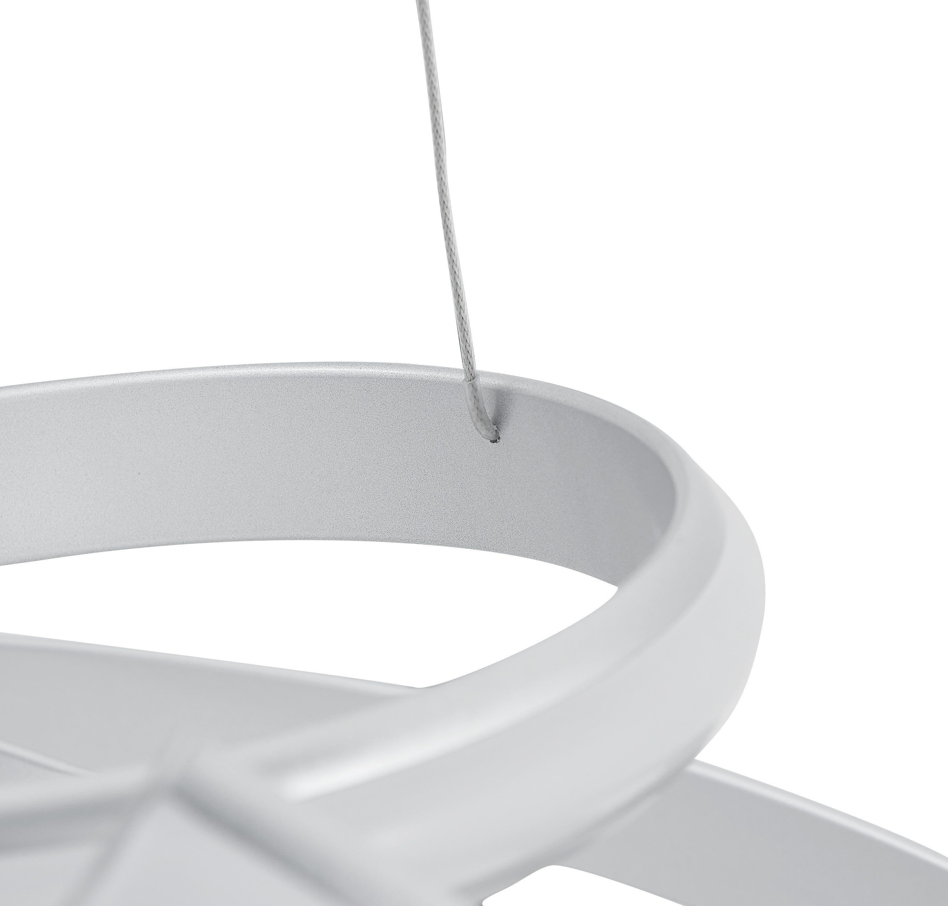 Oslo LED Adjustable Chandelier // Silver