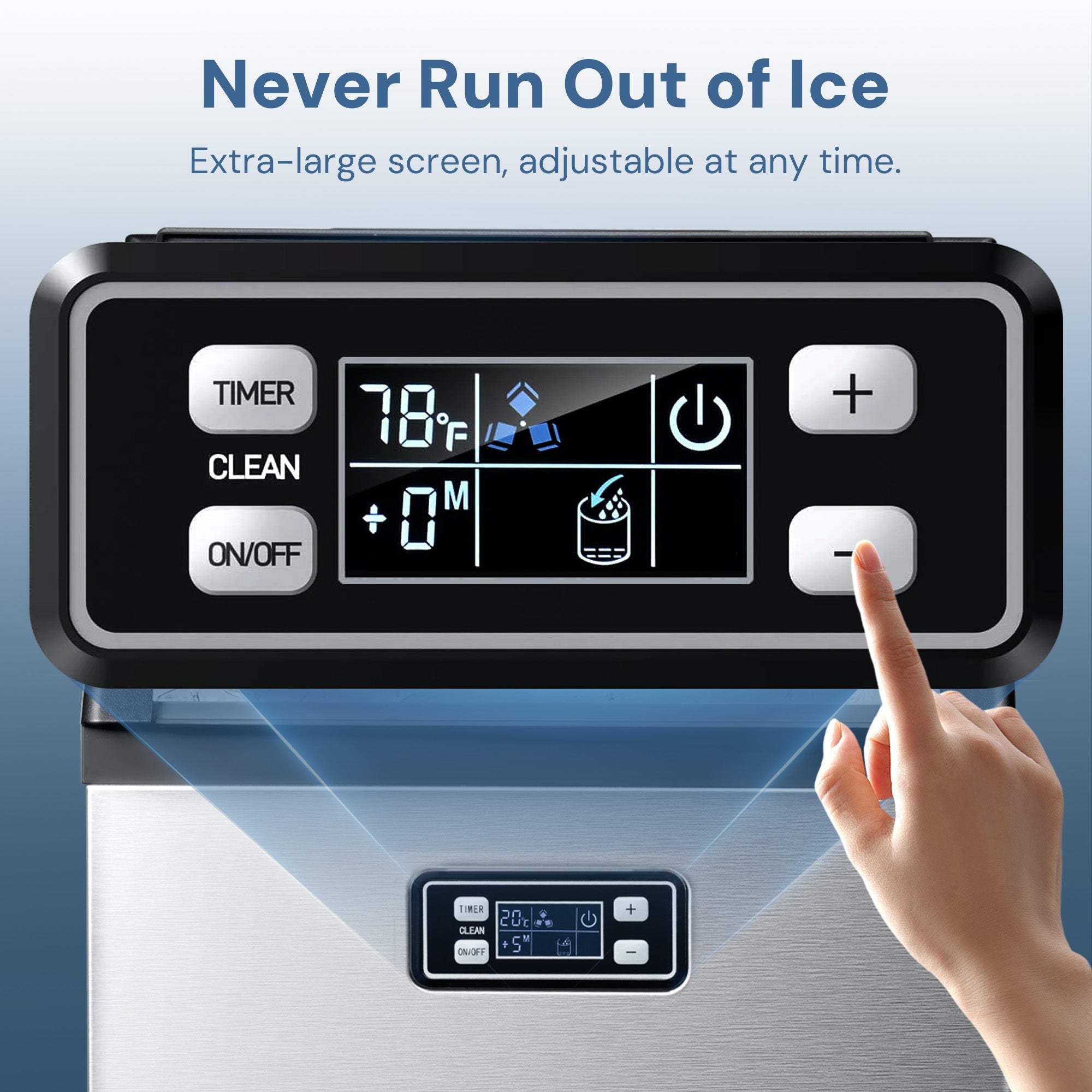 100LBS/200LBS/265LBS  Freestanding Commercial Ice Maker Z5845A