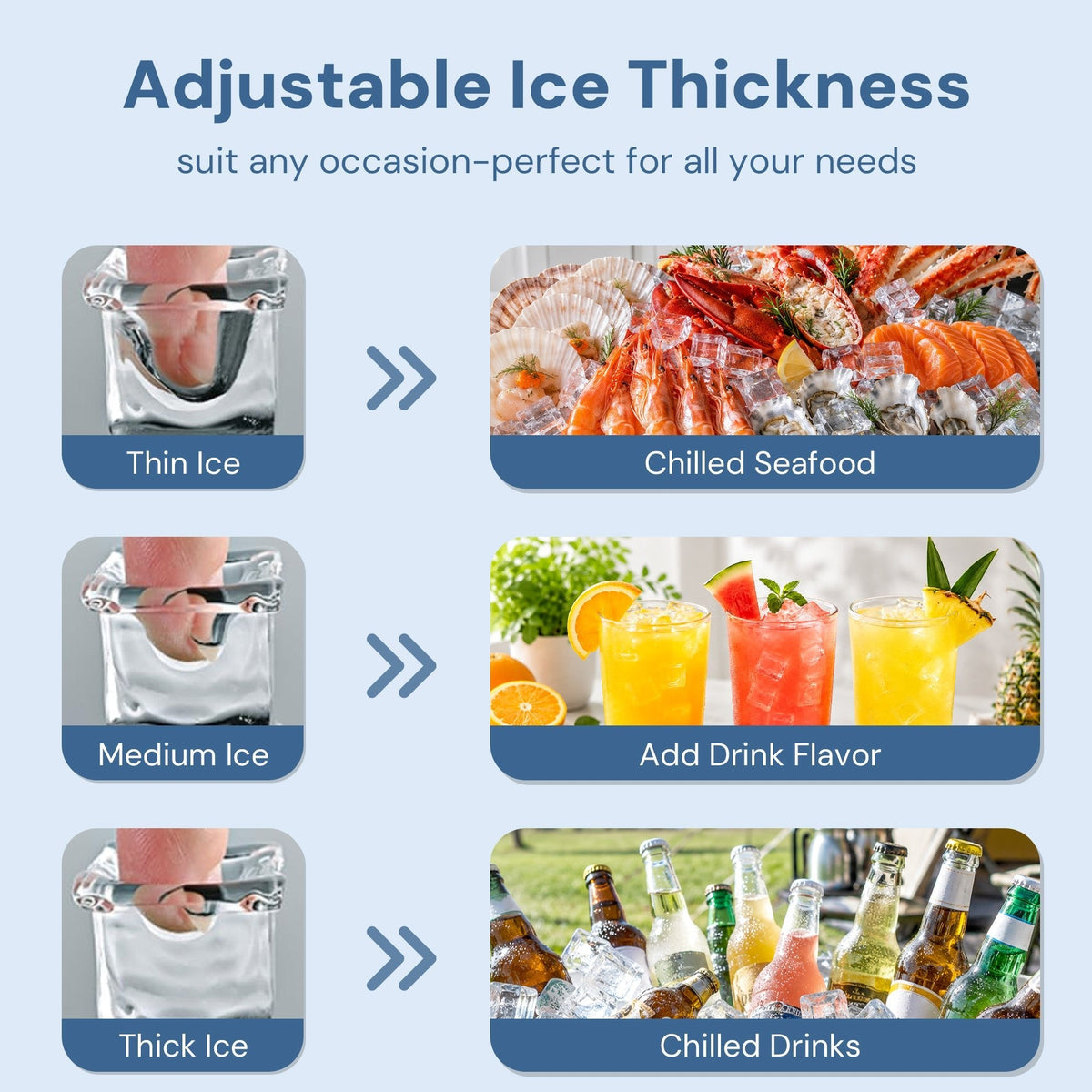 200LBS Freestanding Commercial Ice Maker Z5895