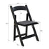 Solid Wood Upholstered Folding Chair Set, Dining Room (Set of 4)