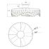 27" Modern DC Motor Brushed Nickel Flush Mount Reversible Ceiling Fan with Lighting and Remote Control