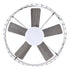 27" Modern DC Motor Brushed Nickel Flush Mount Reversible Ceiling Fan with Lighting and Remote Control