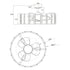 27" Modern DC Motor Downrod Mount Reversible Crystal Ceiling Fan with Lighting and Remote Control