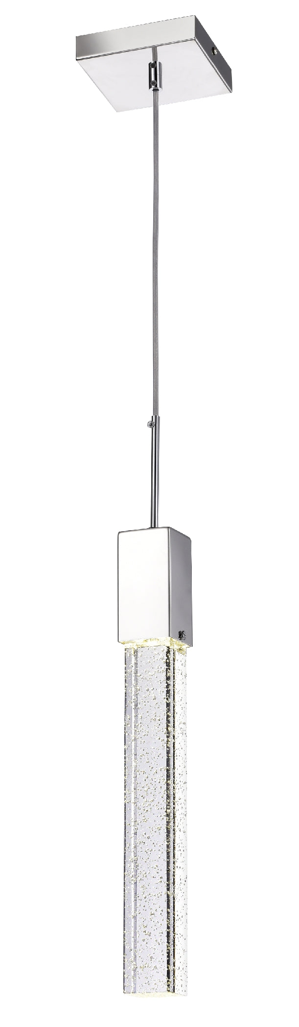 Rectangular Crystal Pendant // XL 1 light