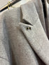 Classic Wool Blend Coat in Grey