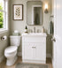 27-Inch White Shaker Single-Sink Bathroom Vanity