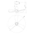 28" Kwang Farmhouse DC Motor Downrod Mount Reversible Ceiling Fan with LED Lighting and Remote Control