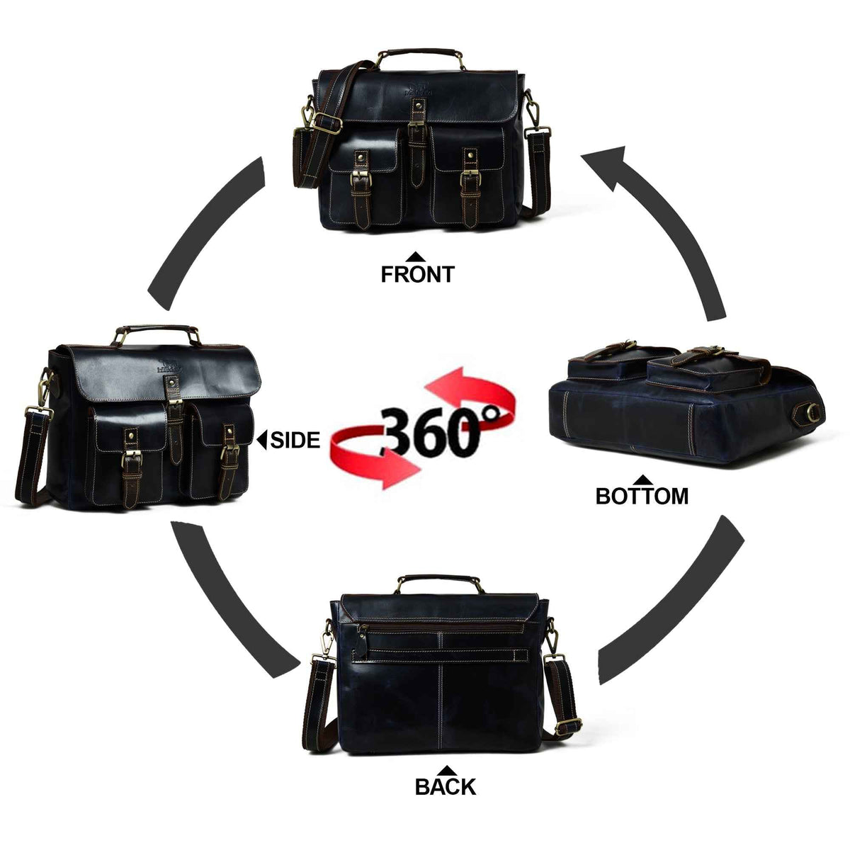 Panther Laptop Messenger Bag