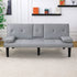 Sofa Bed With Foldable Design And Cup Holder