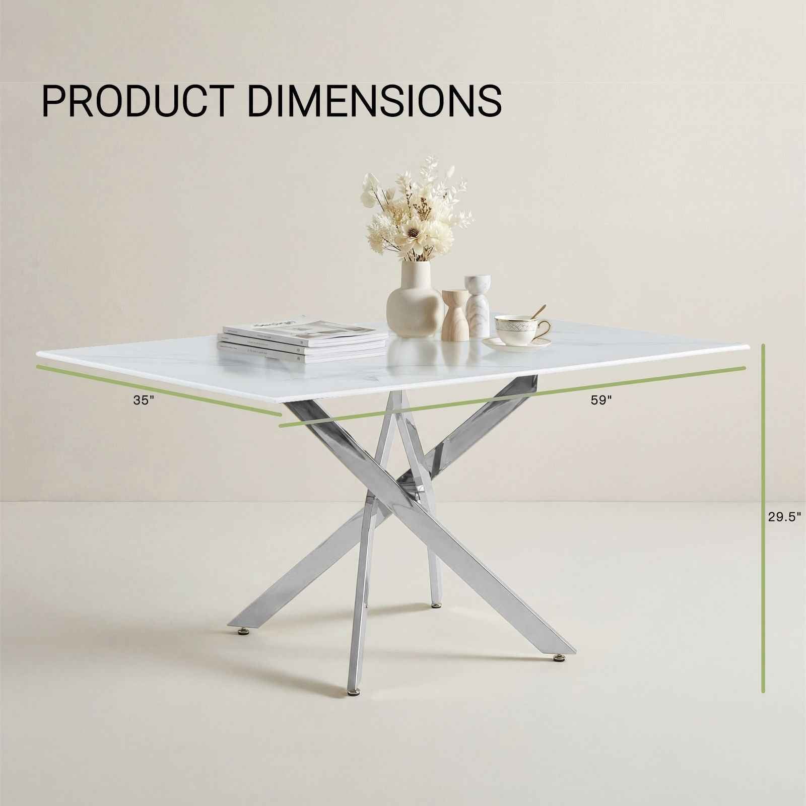 Modern Rectangular Table For Dining Room
