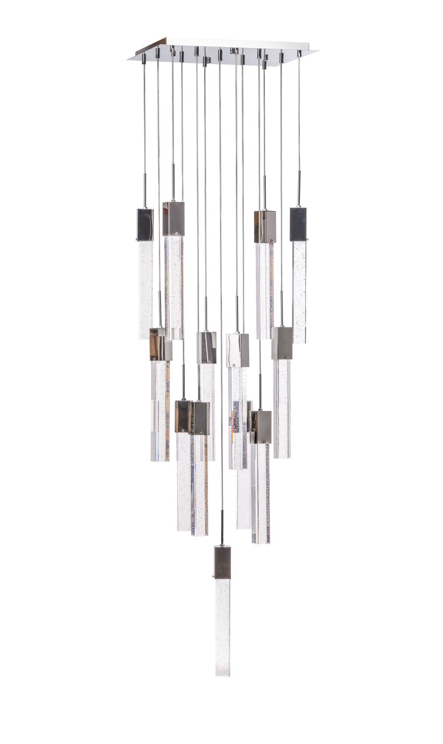 Rectangular Crystal Chandelier // XL 13 Light