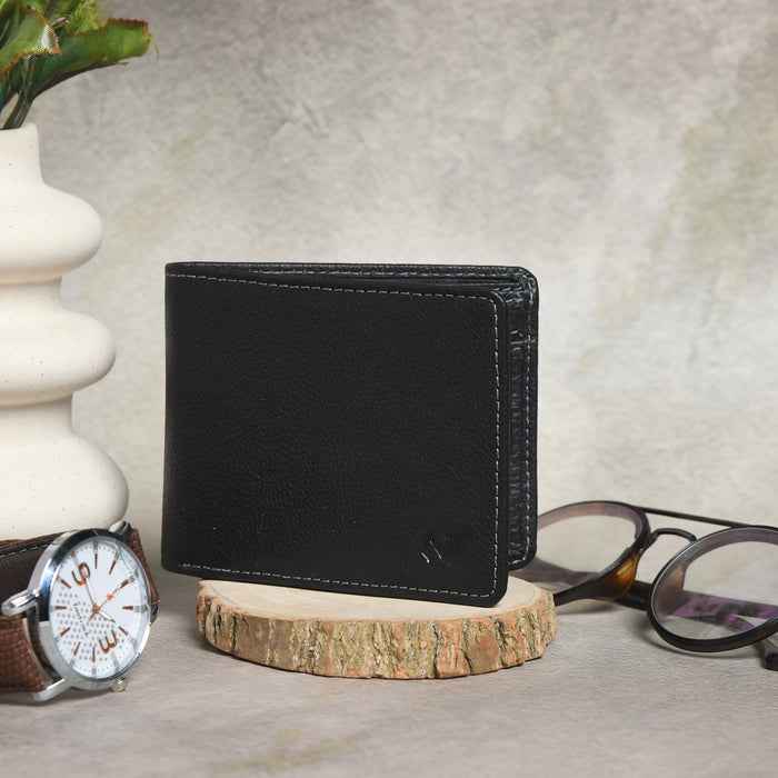 Classic Black Leather Wallet