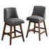 Upholstered Swivel Bar Stool