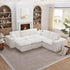 Sectional Sofa With Moveable Ottoman