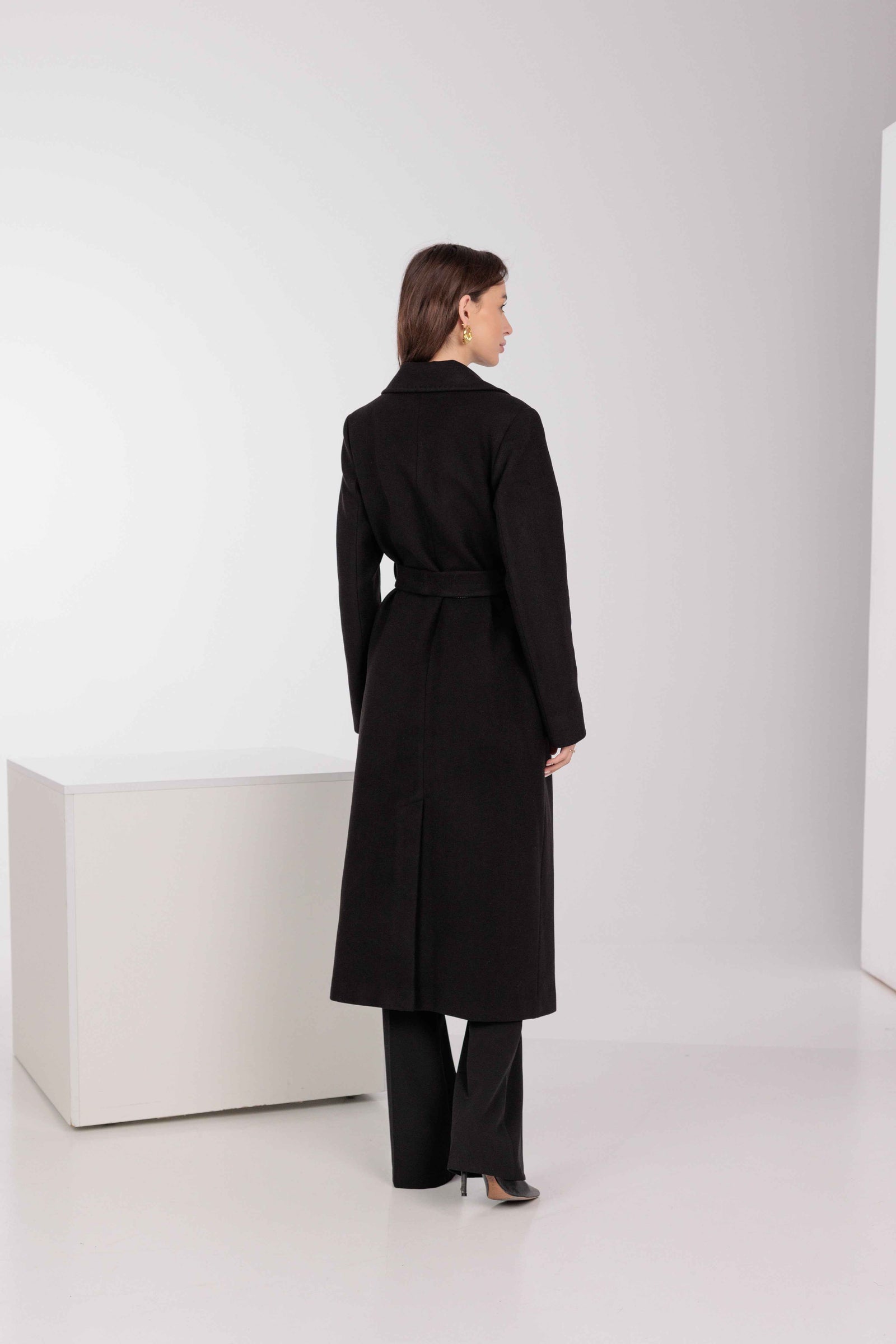 Pre-Order. Re-Stock Ships February 2026. Astoria Classic Wraparound Wool Blend Overcoat