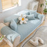 Quilted Geometric Cotton Sofa Cover, Non-Slip & Thick Padded Furniture Covers