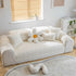 Quilted Geometric Cotton Sofa Cover, Non-Slip & Thick Padded Furniture Covers