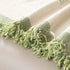 Geometric Chenille Sofa Throw Cover, Breathable Couch Protector with Tassel Fringe