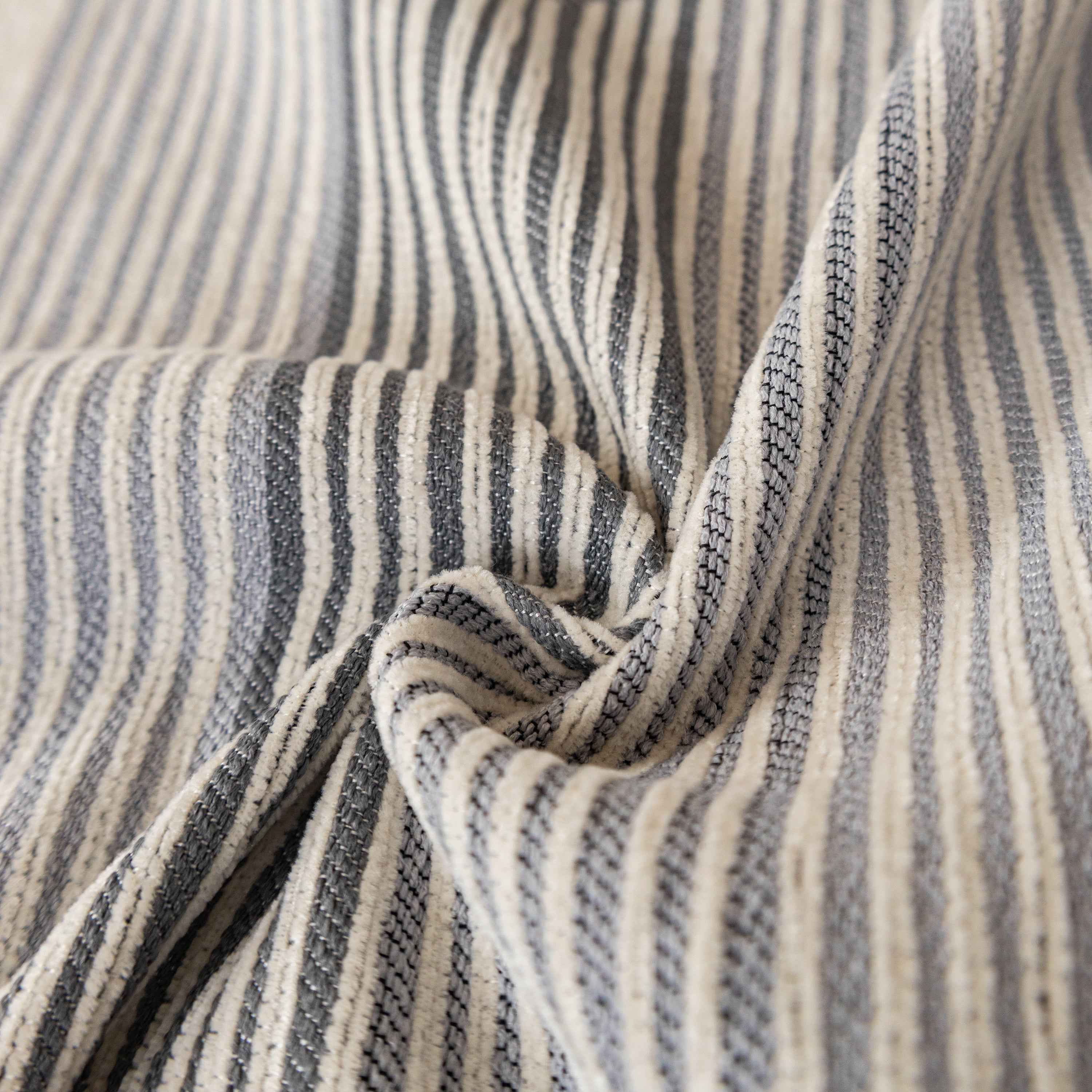 Geometric Chenille Sofa Throw Cover, Breathable Couch Protector with Tassel Fringe