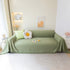 Chenille Large Throw Couch Cover Blanket with Water-Resistant for Futon, Loveseat, and L-Shaped Sofa