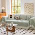 Boho Stripe Sectional Couch Cover Soft Chenille Sofa Slipcovers Blanket on The Sofa for Living Room