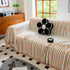 Boho Striped Jacquard Throw Sofa Slipcover Chenille Sofa Throws for Couches for Pets Kids Home Decor