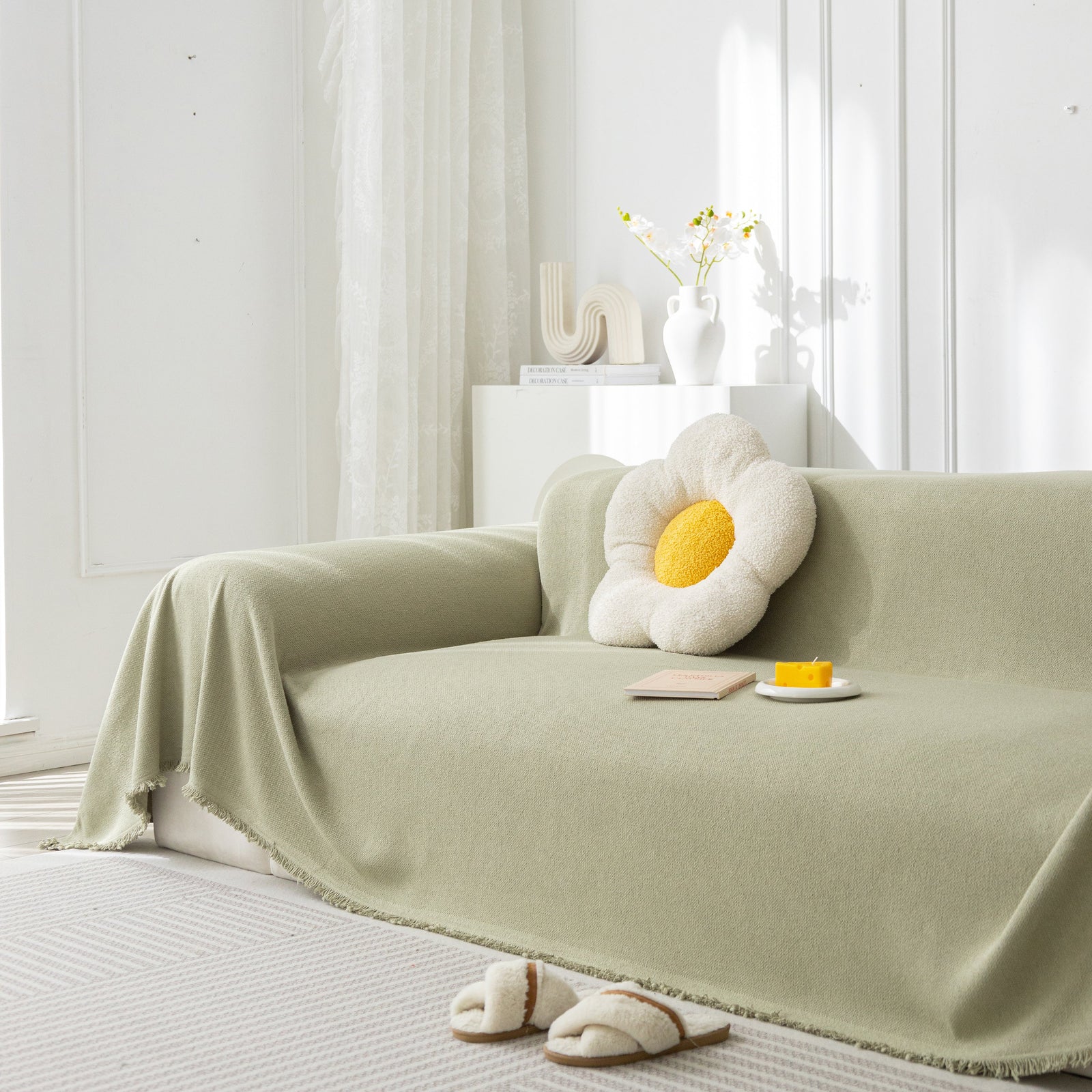 High-Tech Fabric Splash-Resistant Pet Furniture Covers for Sectionals, Dustproof Blanket for Couch