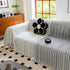 Boho Striped Jacquard Throw Sofa Slipcover Chenille Sofa Throws for Couches for Pets Kids Home Decor