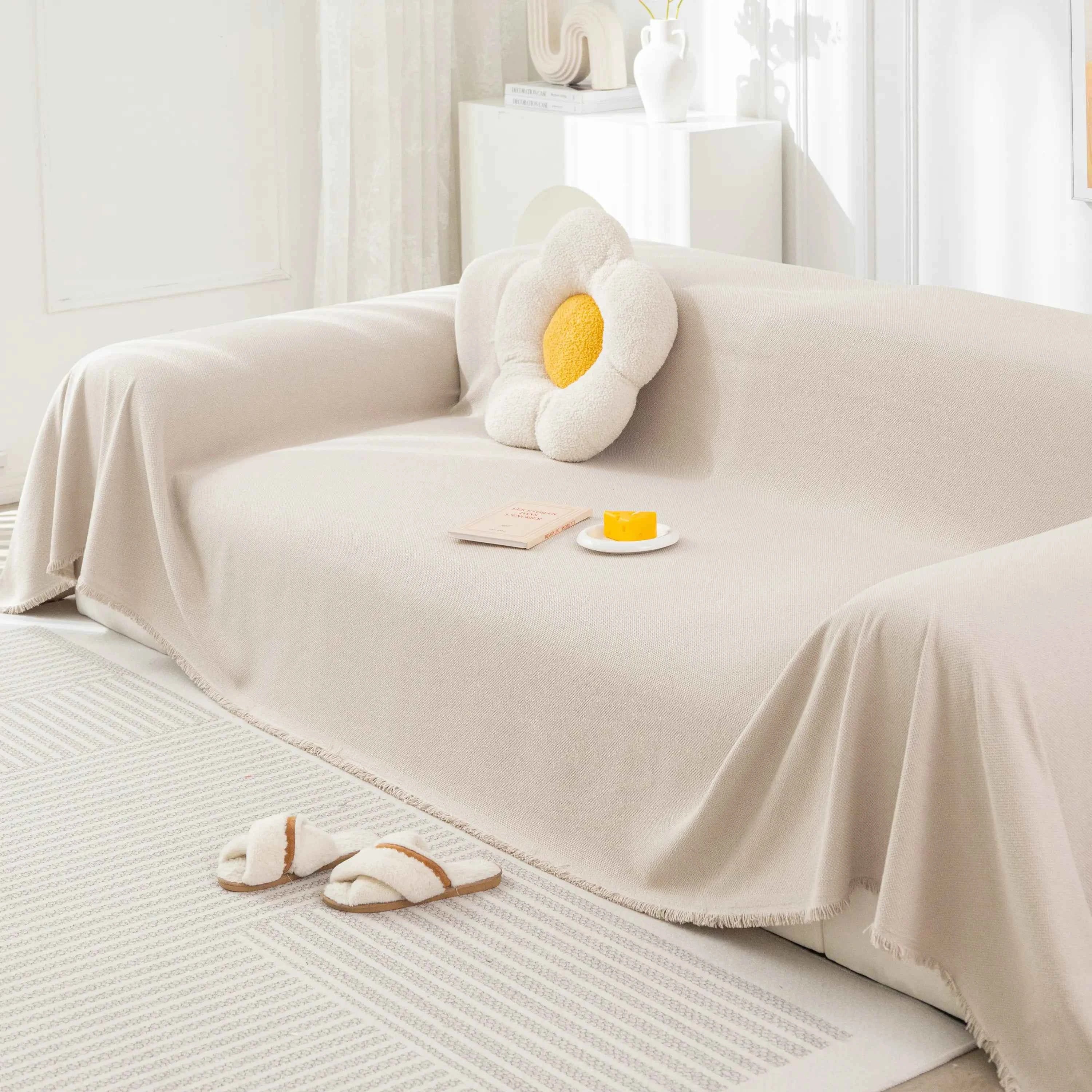 High-Tech Fabric Splash-Resistant Pet Furniture Covers for Sectionals, Dustproof Blanket for Couch
