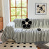 Boho Striped Jacquard Throw Sofa Slipcover Chenille Sofa Throws for Couches for Pets Kids Home Decor