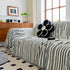 Boho Striped Jacquard Throw Sofa Slipcover Chenille Sofa Throws for Couches for Pets Kids Home Decor
