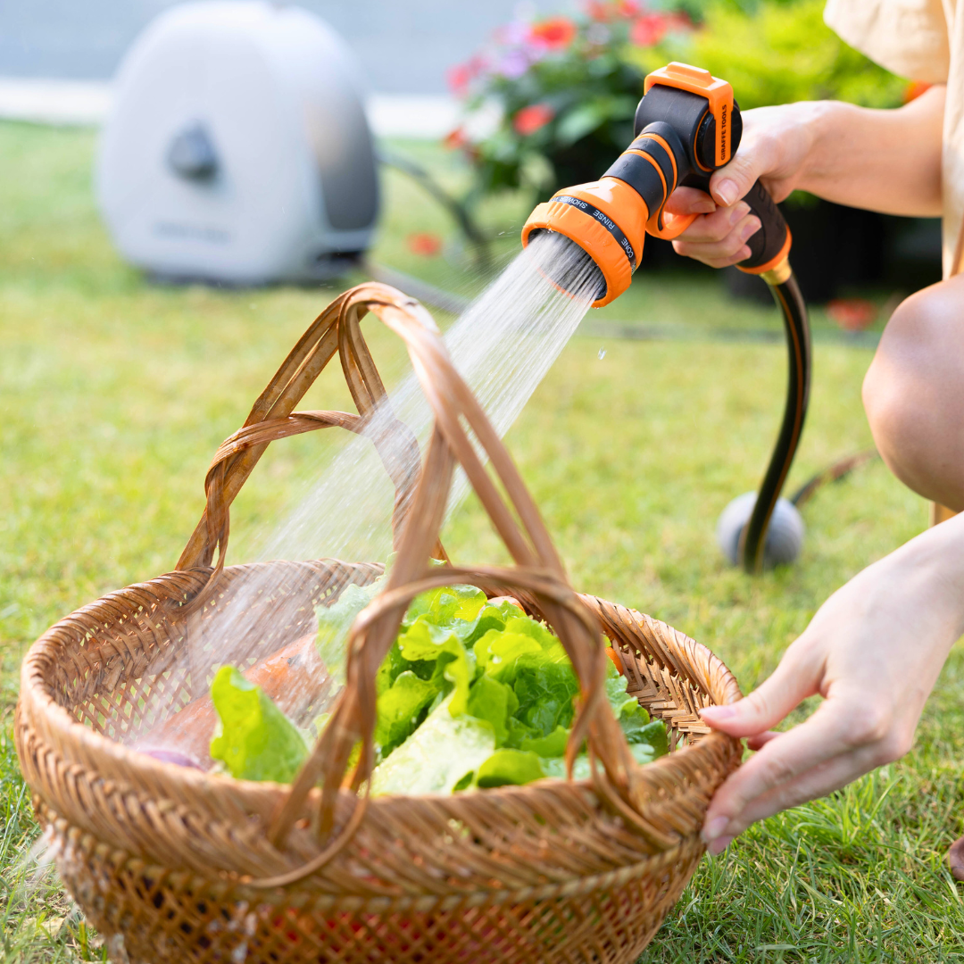 Ground-Mounted Retractable Hose Reel