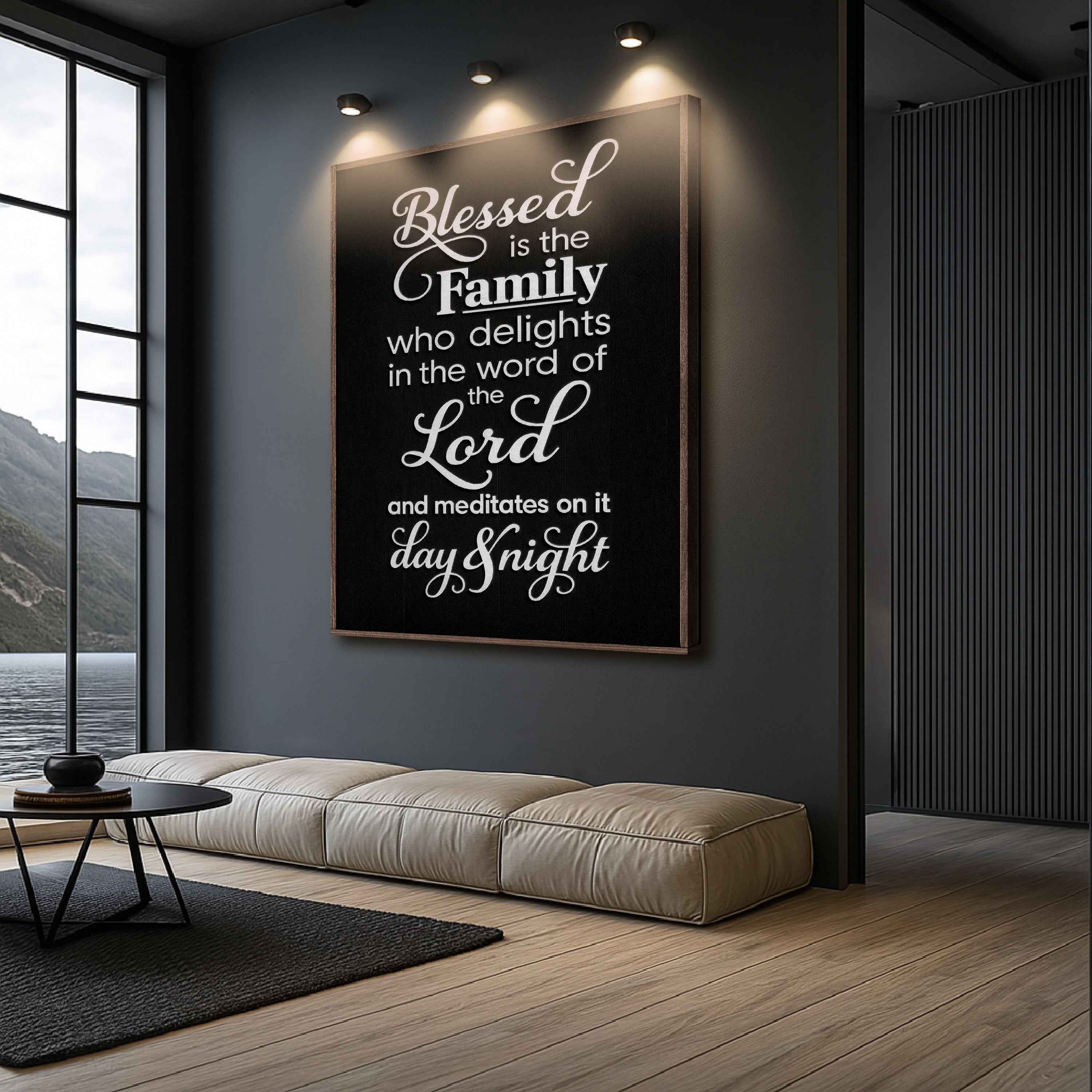 Blessed Is The Family Faith Sign II