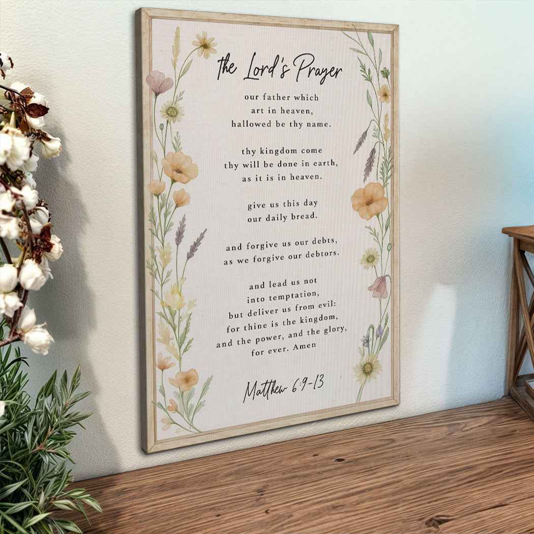 The Lord's Prayer Faith Sign III