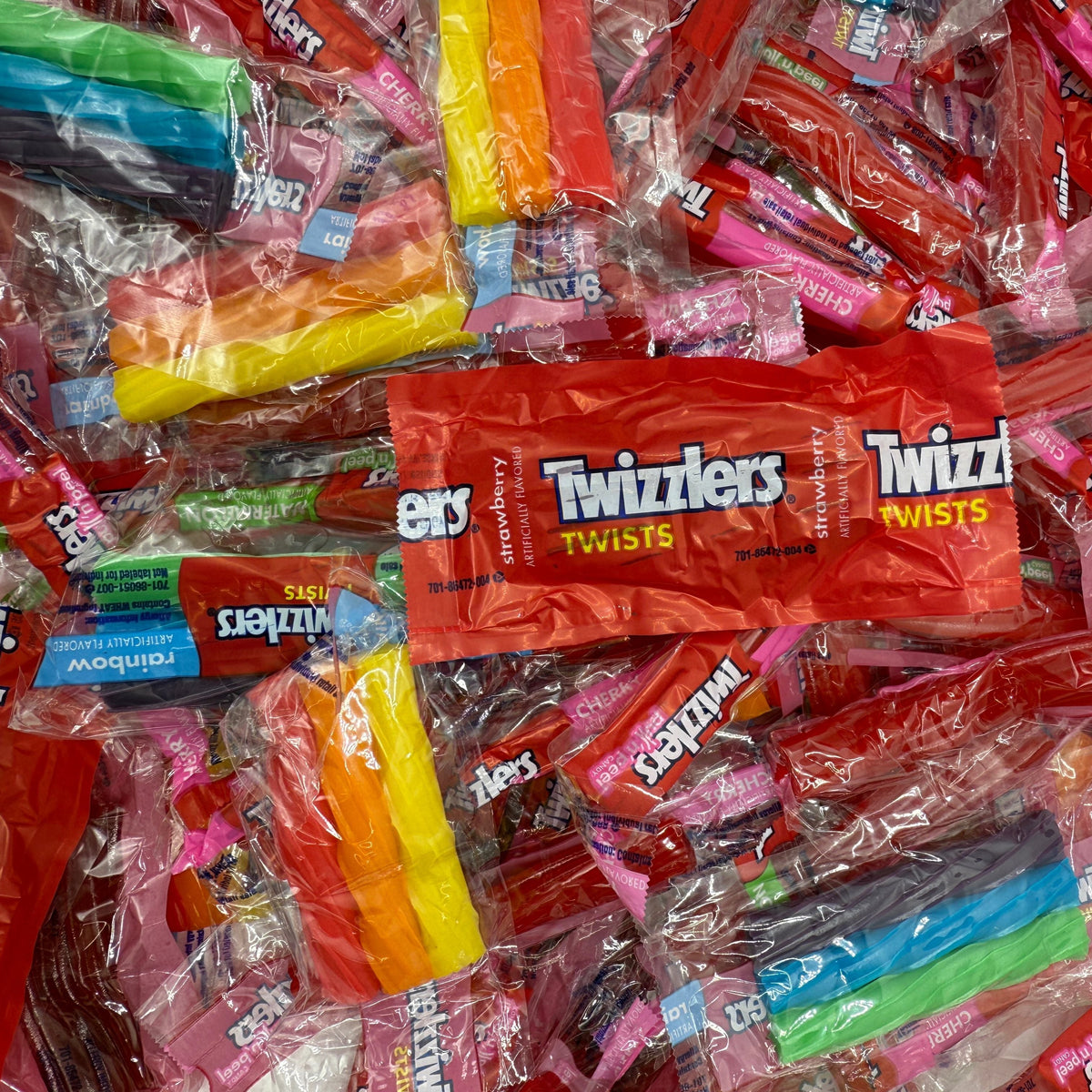 Twizzlers Twists & Pull ’N’ Peel Variety Pack Chewy Candy – Individually Wrapped – Bulk Value Bag
