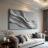 Stormy Gray Minimalist Wall Art