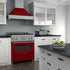 ZLINE 36" Bundle Range RAS-RG-36 & Range Hood 8654RG-36, 2KP-RASRGRH36