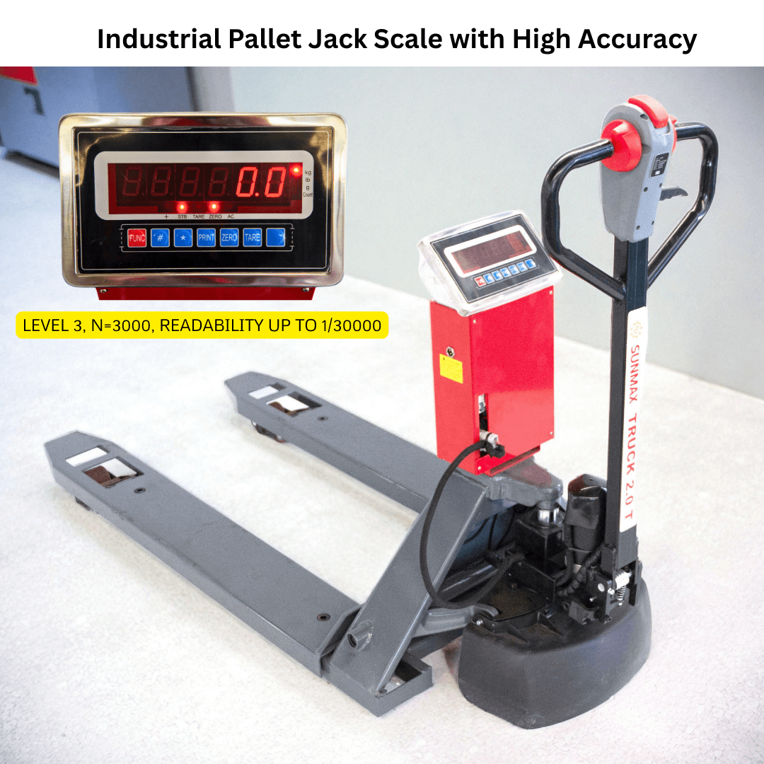 PT4400W 4400 lbs Electric Pallet Jack with Built-in Scale, 45