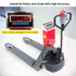PT4400W 4400 lbs Electric Pallet Jack with Built-in Scale, 45" x 27" Fork Size