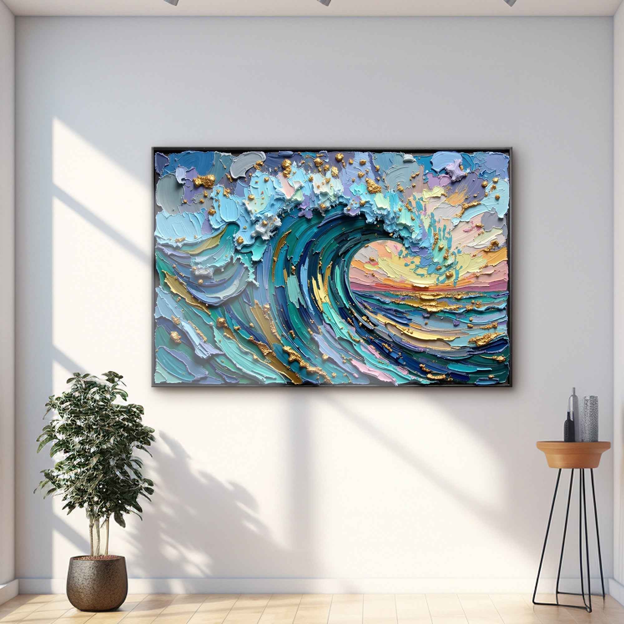 Golden Tide Wall Art
