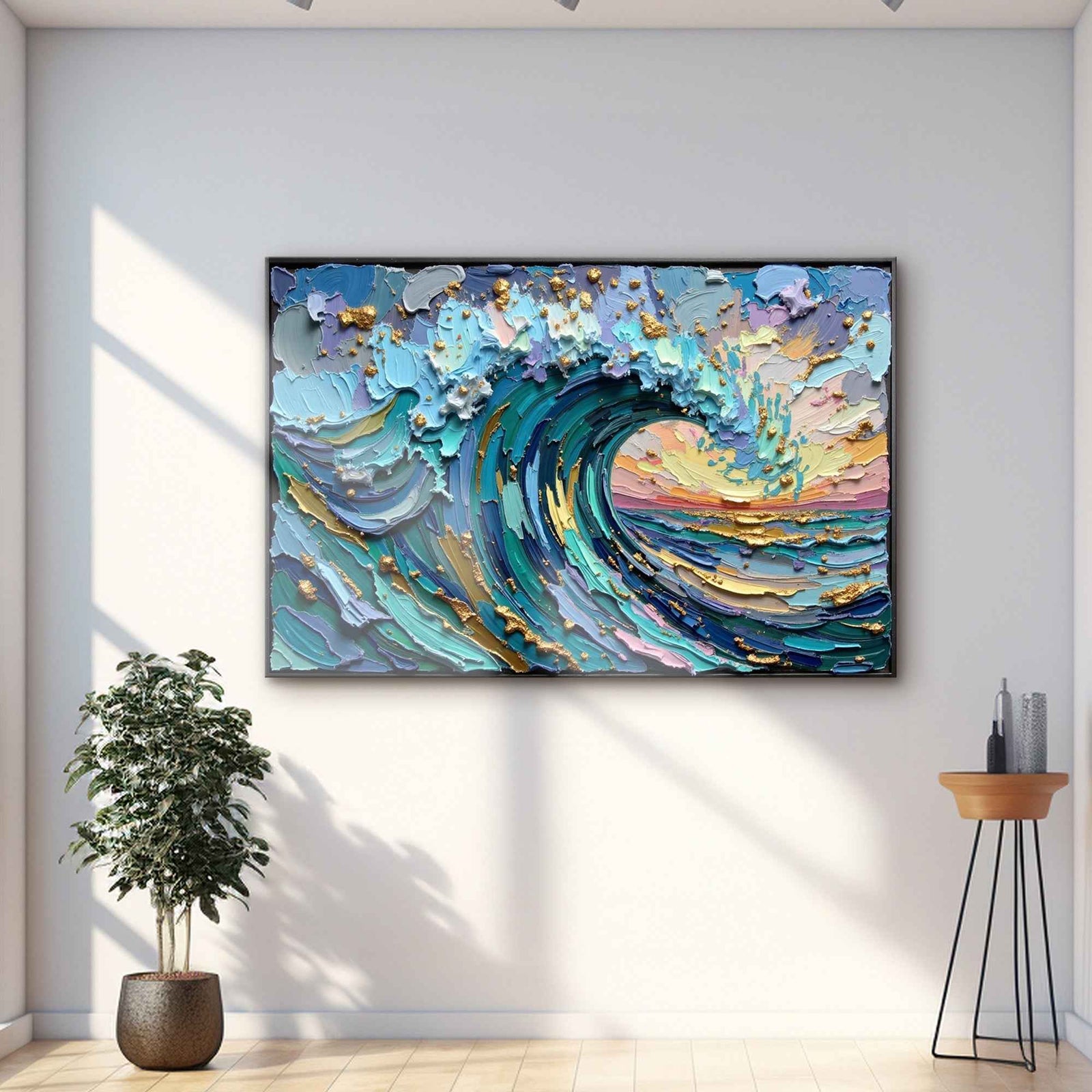 Golden Tide Wall Art