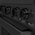 ZLINE 30" Dual Fuel Range, Gas Cooktop, Electric Convection Oven Black Stainless Steel Brass Burners, CDRB-BR-30