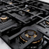 ZLINE 48" Dual Fuel Range, Gas Cooktop, Electric Convection Oven Stainless Steel, Matte Black CDRZ-48-MB