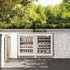 ZLINE 24" Touchstone Dual Zone 44 Bottle Wine Cooler White Matte Glass Door Matte Black Handle RWDOZ-WM-24-MB