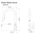 ZLINE Gemini Kitchen Faucet, GEM-KF-CB