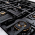 ZLINE 48" Classic Gas Range, Convection Gas Oven DuraSnow® Stainless Steel, Champagne Bronze CGRSZ-48-CB