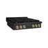 ZLINE 30" Paramount Gas Rangetop Black Stainless Steel Polished Gold SRTBZ-30-G
